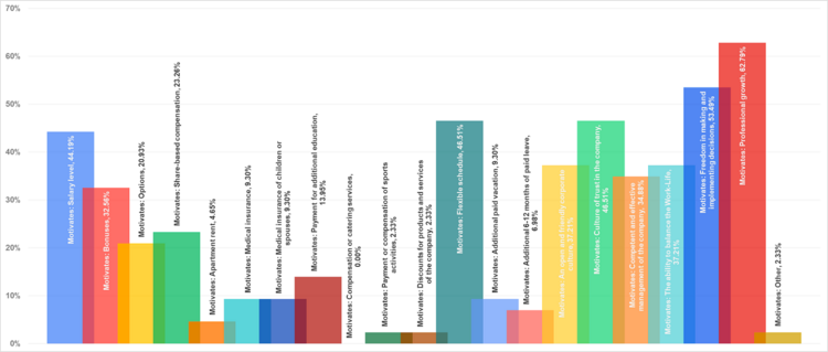 Рис. 15. Факторы мотивации СЕО.